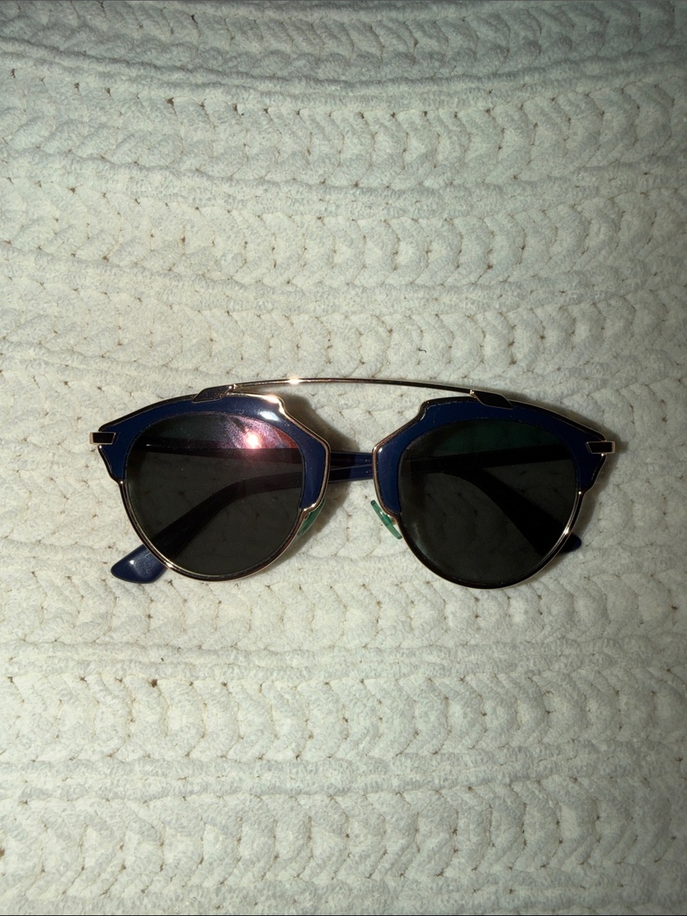 Dior so real Blue Metal-Frame Women’s Sunglasses